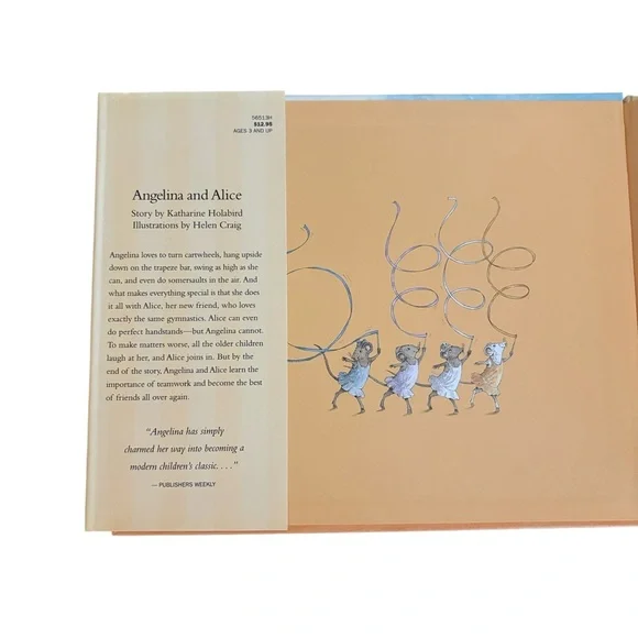 Angelina and Alice Children's Book Hardcover Angelina Ballerina Series - Picture 3 of 4